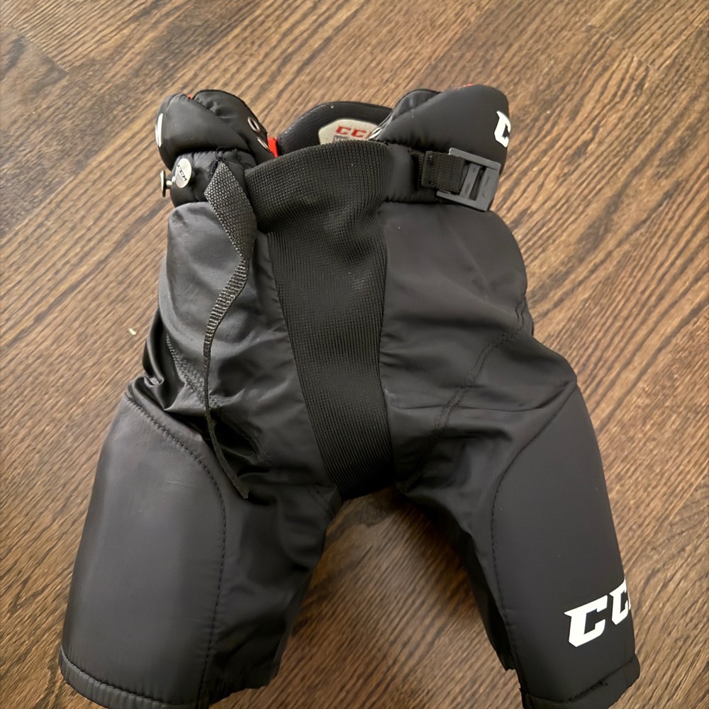 CCM Boys Black Hockey Pants